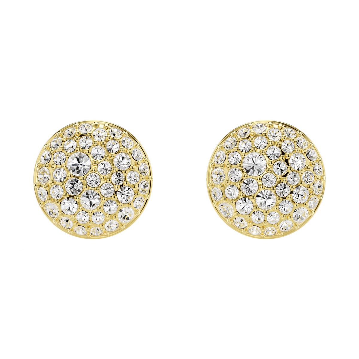 Clous d'oreilles Swarovski Meteora dorés