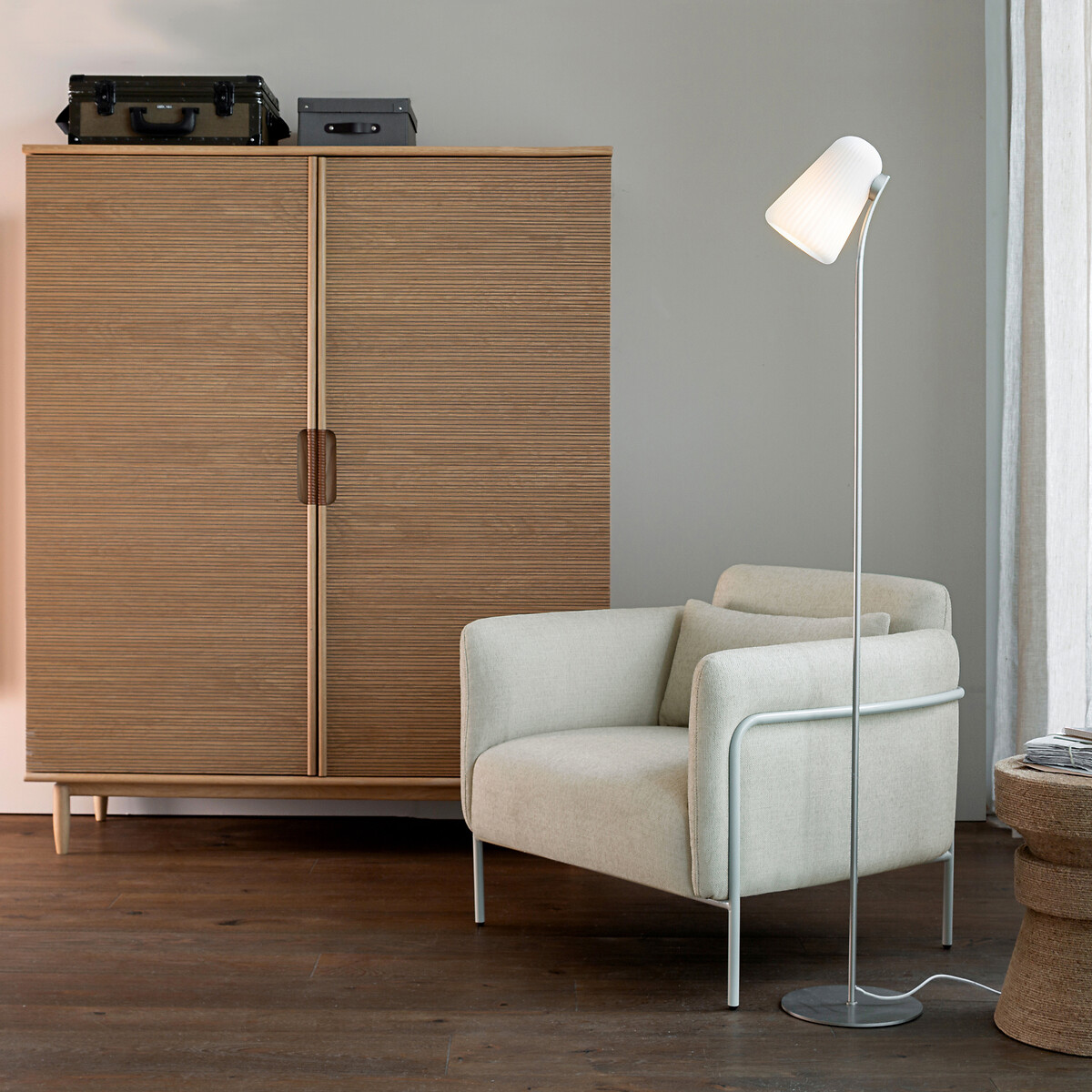 AM.PM<br>Glasgordijn, Made in France, Ploz