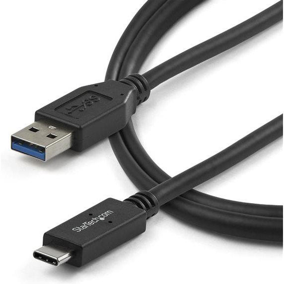 StarTech.com Câble de Charge USB-A vers USB-C de 1m, USB 10Gbps, Charge et Synchronisation, 3A, Certifié USB-IF - Cordon de Charge USB