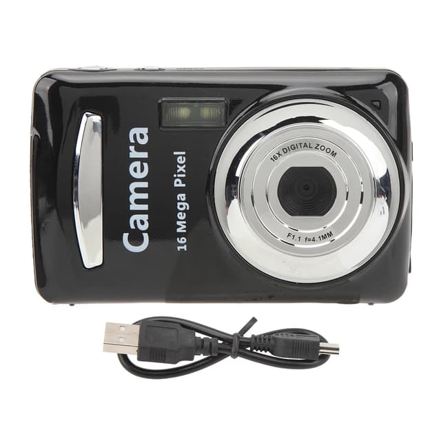 Kompakt 16x optisk zoomkamera med 16MP sensor og 2,4