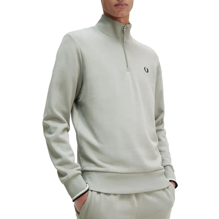 Fred Perry Half Zip Sweatshirt Heren