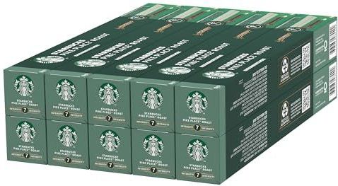 STARBUCKS Pike Place by Nespresso, Medium Roast, Koffiecapsules 10 x 10 (100 Capsules)