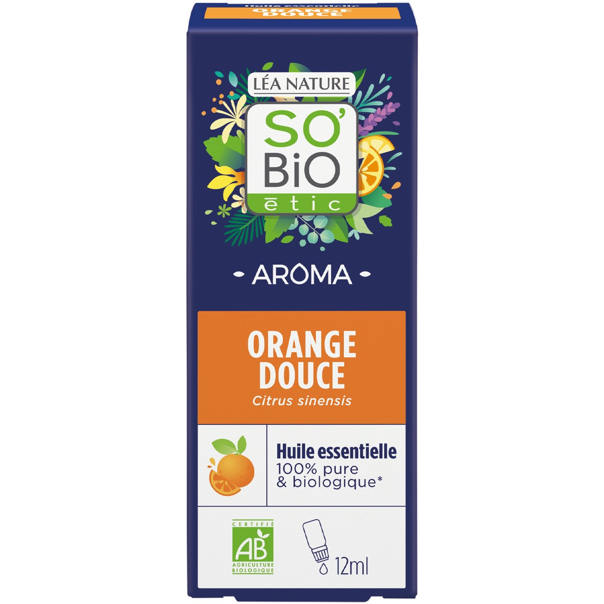 Huile essentielle d'orange douce bio - 12 ml