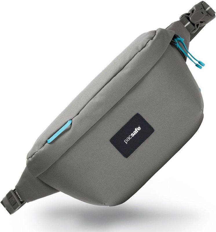 Pacsafe - GO Sling Pack - Schoudertas - Grijs - Gerecycled Polyester - RFID-blokkerend