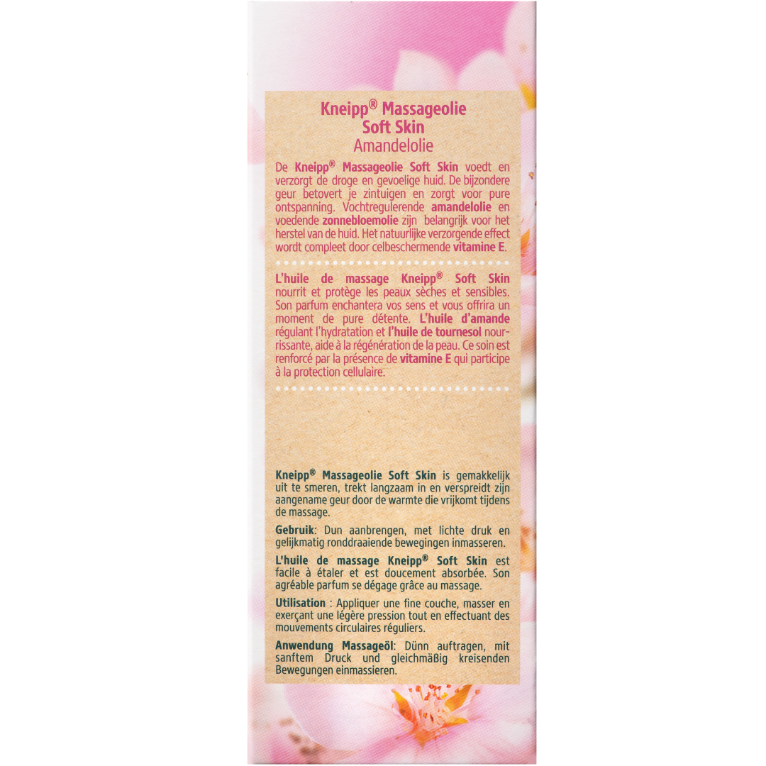 Kneipp Massageolie soft skin amandelbloesem (100 ml)