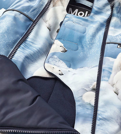 Molo Schneeanzug - Pyxis Fur - Polar Bear Joy