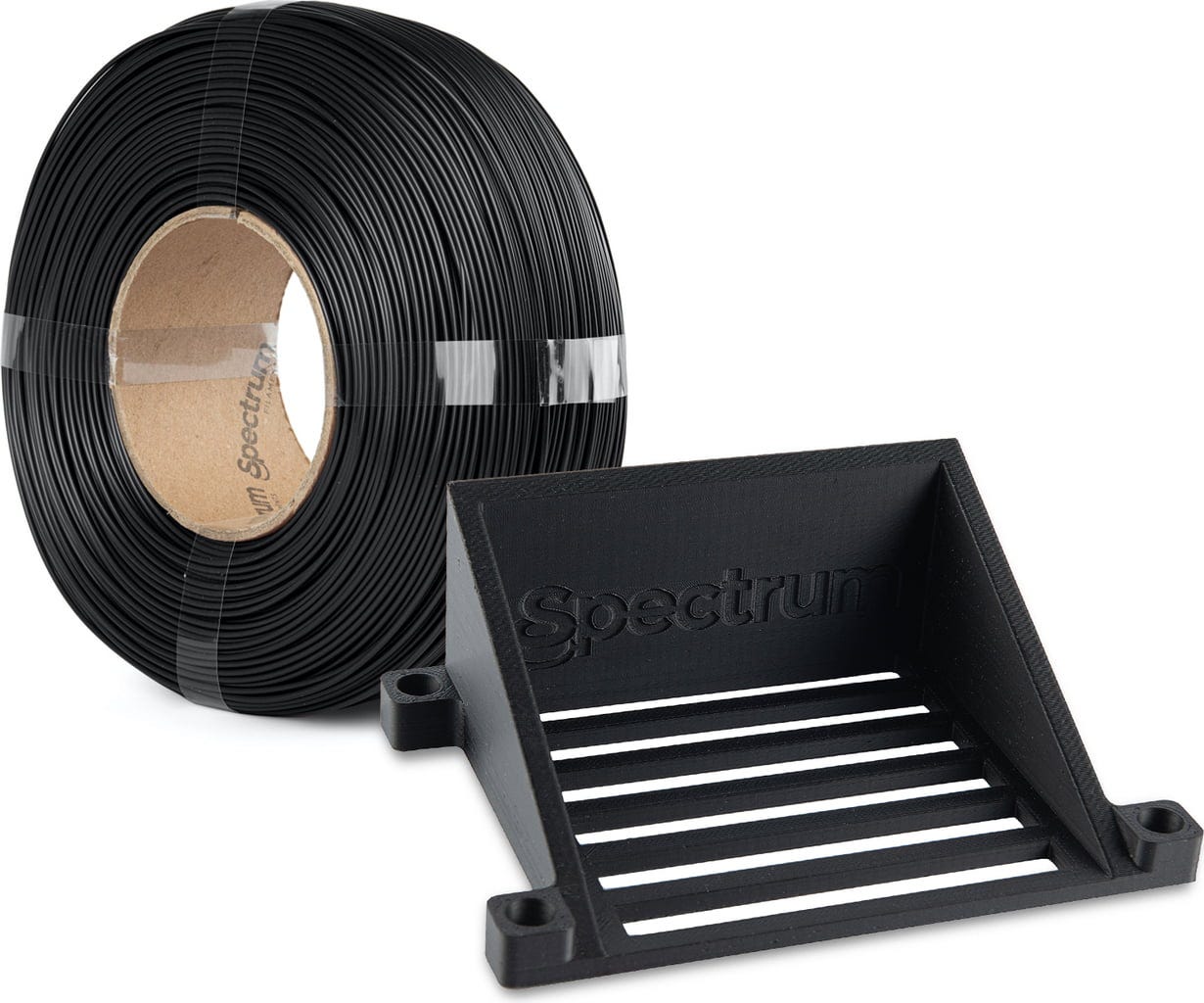 Spectrum  ReFill ASA 275 Deep Black, 1,75 mm / 1000 g    ASA Filament ohne Spule in Deep Black