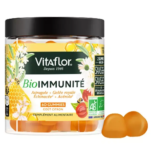 Vitaflor Organic Immunity 60 Gomas