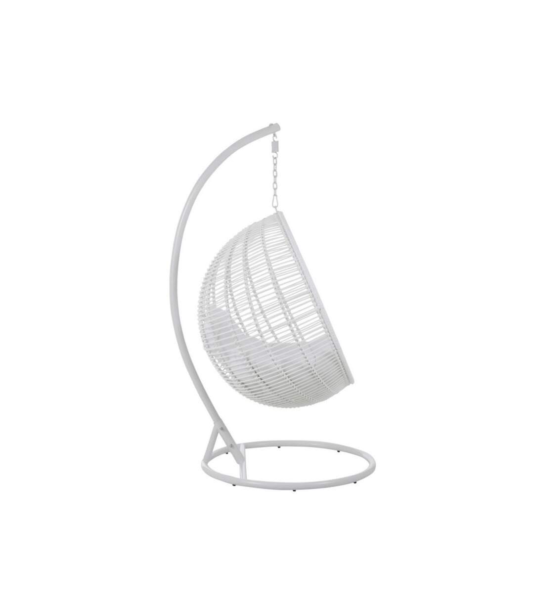 Paris Prix - Fauteuil Suspendu Ronde aciera 193cm Blanc