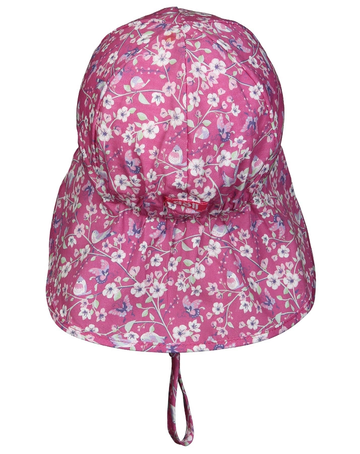 Schirmmütze SPATZEN mit Nackenschutz in magenta