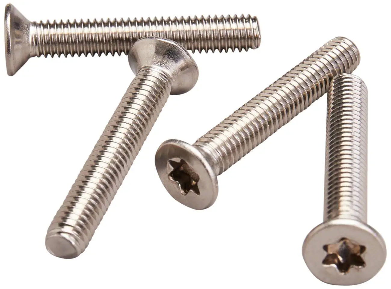 F-One M6 Tapered Head Foil Screws 4-Pak | SkatePro