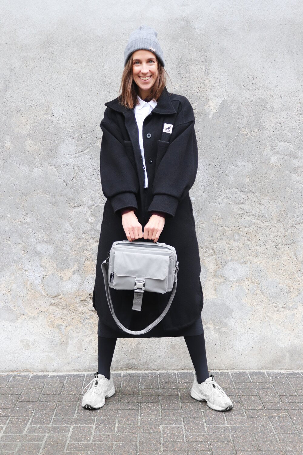 Kintobe  Noah crossbody taske - Chrome Grey
