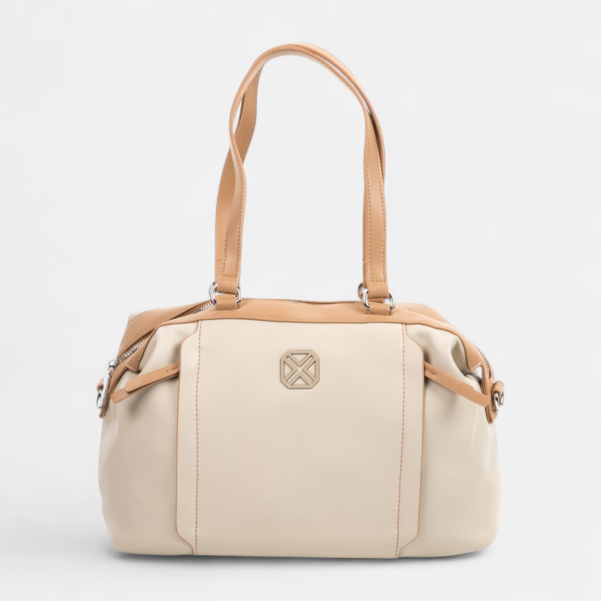 Sac à main beige
