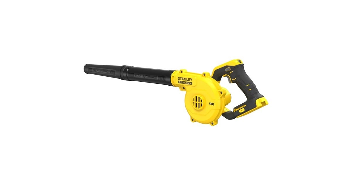 StanleyFATMAX V20 18V Compacte Bladblazer Solo  (Geel/zwart, Accu en oplader niet inbegrepen)