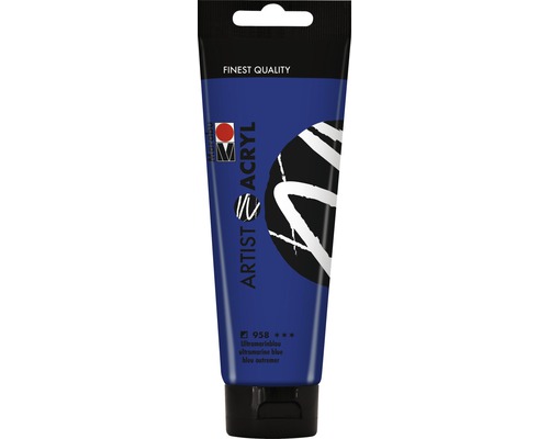 Marabu Artist Acryl, ultramarijnblauw 958, 120ml