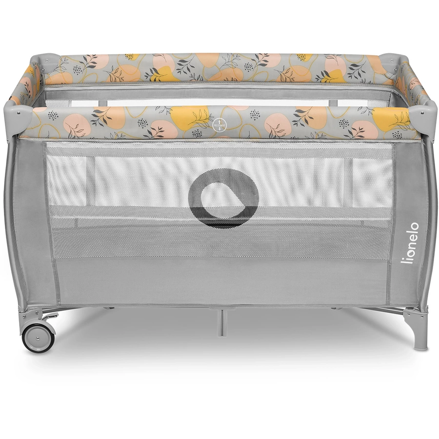 lionelo Reisebett Stefi Plus Pink Yellow