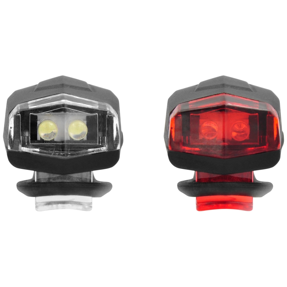 Verve Silikon-LED-Fahrradlicht-Set