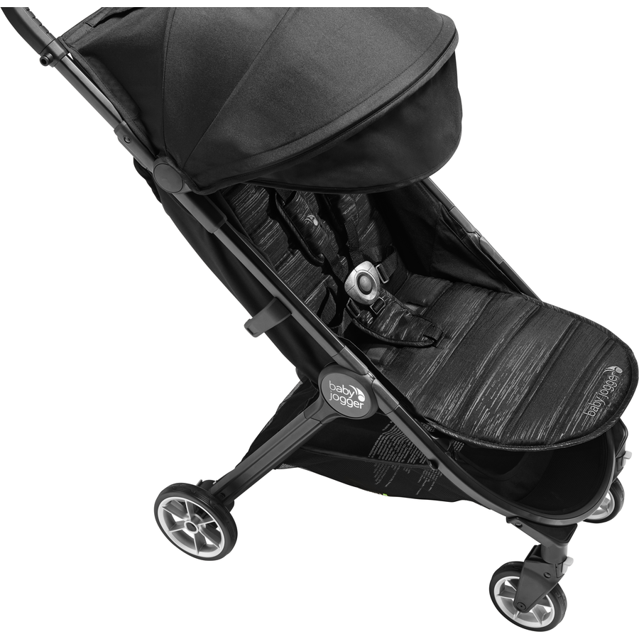 baby jogger Buggy City Tour 2 Pitch Black inklusive Sicherheitsbügel und Wetterschutz