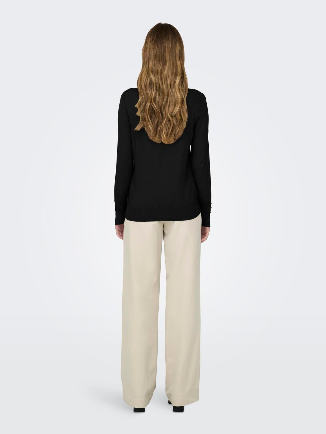 JDYMALOU Strickpullover Black