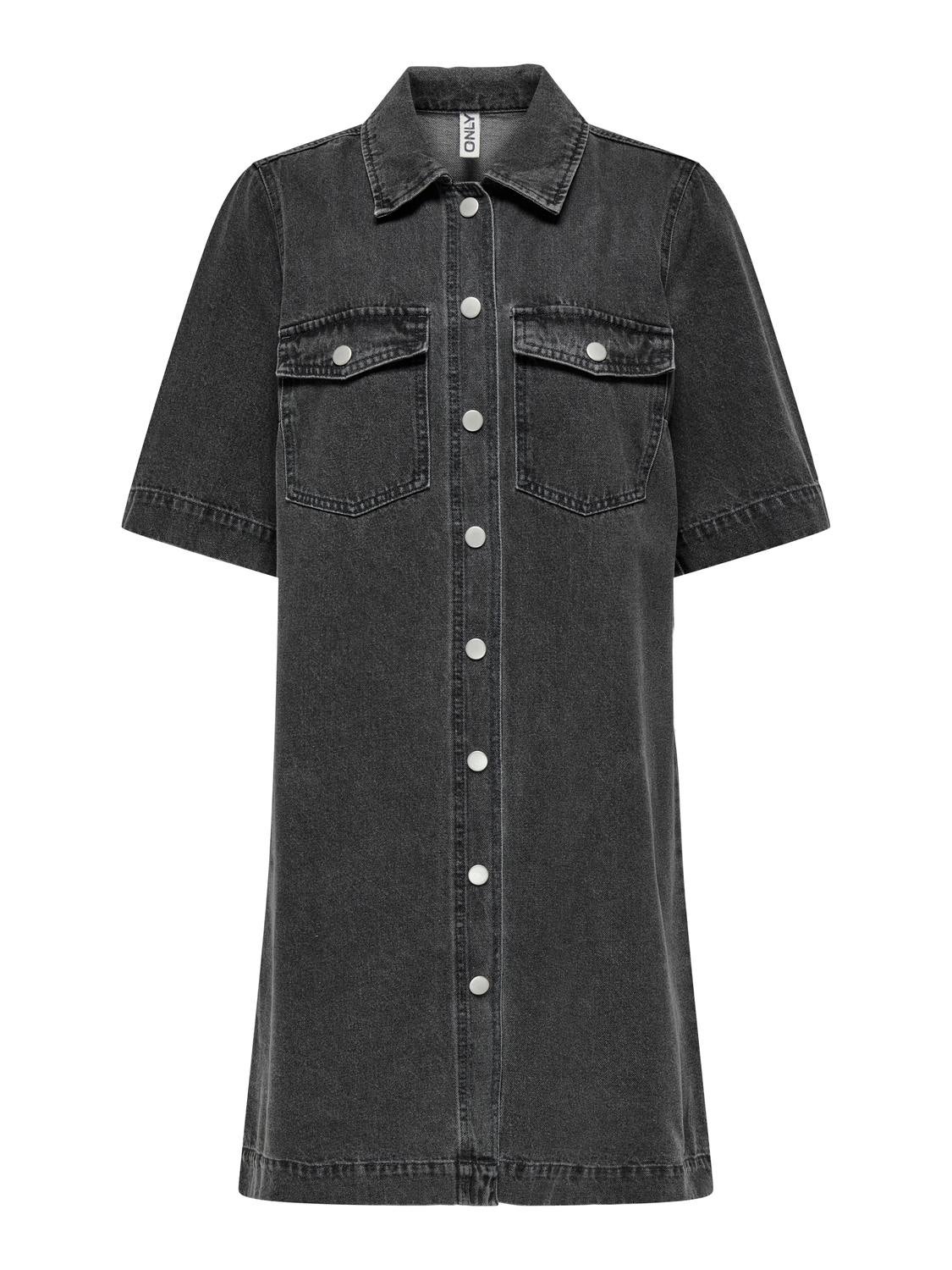 ONLBELLE Kurzes Kleid Washed Black