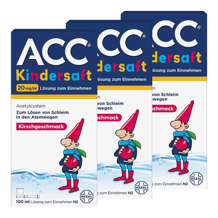 ACC Kindersaft, 3x100 ml