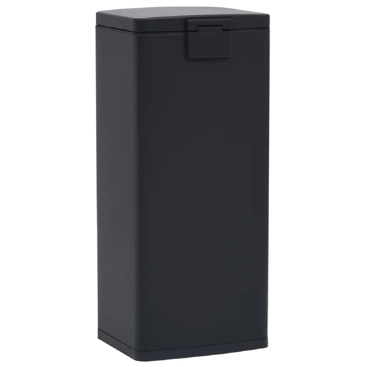 vidaXL Poubelle à pédale - 30L - Noir