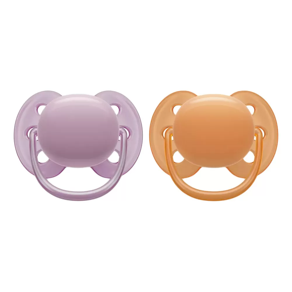 Philips Avent Ultra Soft 6-18 mdr. - Purple/Orange