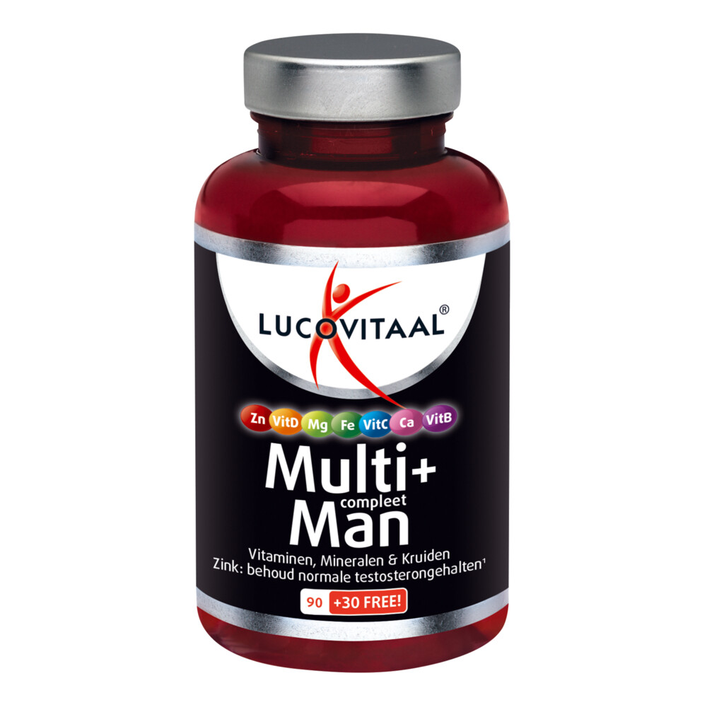 Lucovitaal Multi + Compleet Man120 tabletten