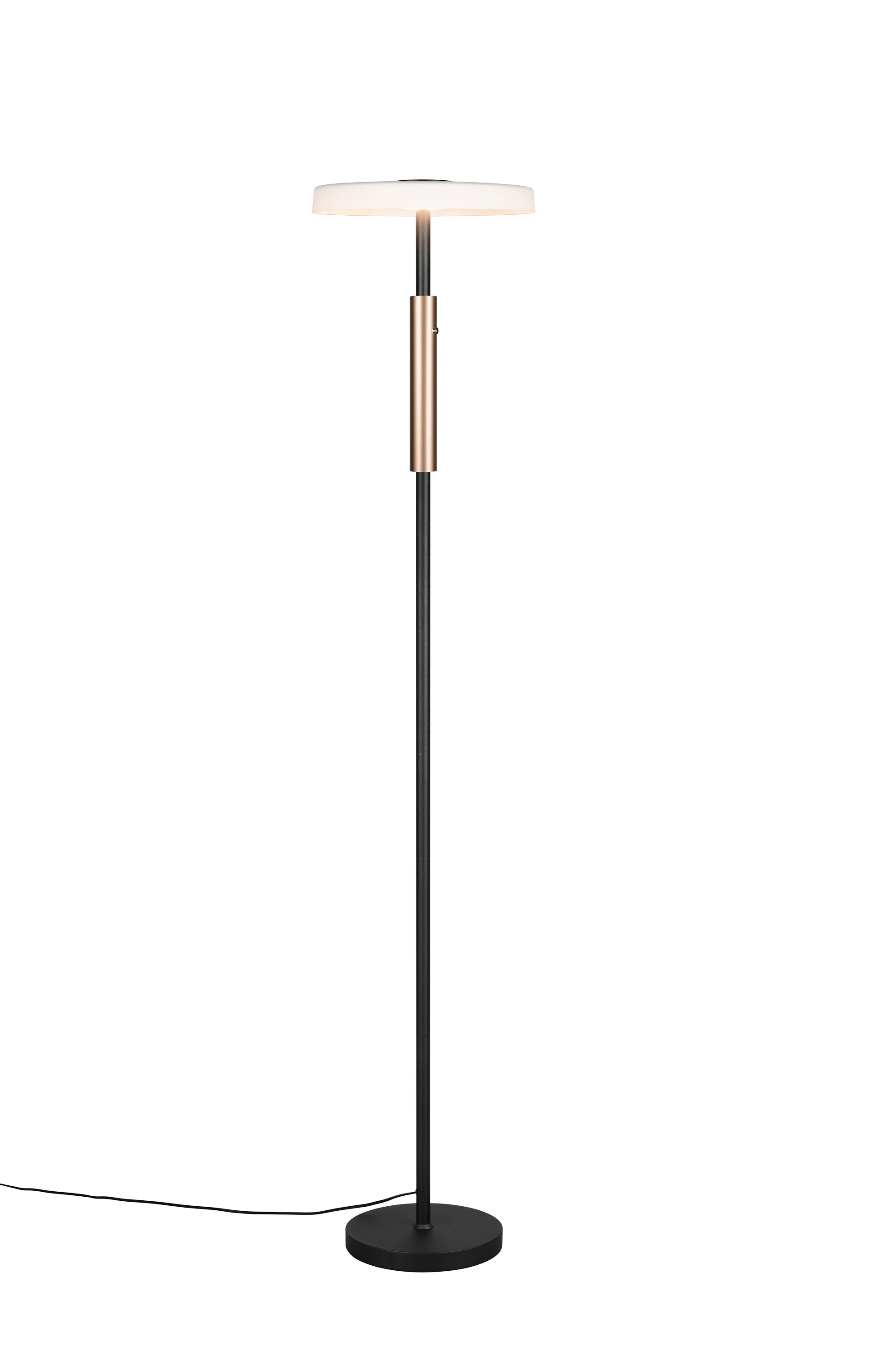 TRIO LED Stehlampe CELESTE 160 cm coffee /weiß