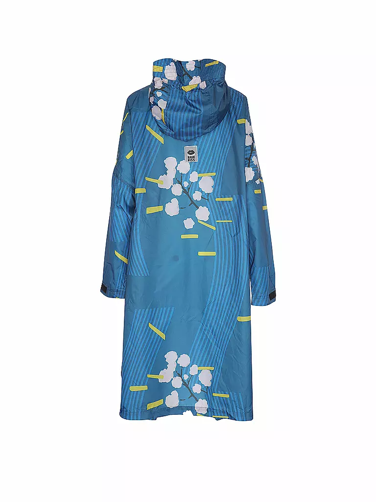 RAINKISS Regenjacke - Regenponcho Japanese Blossom blau