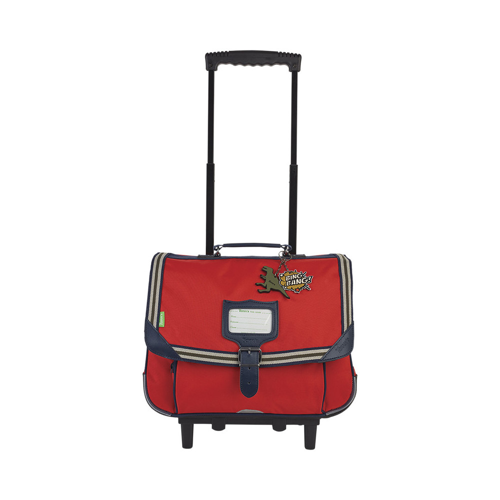 Cartable trolley Antonin rouge