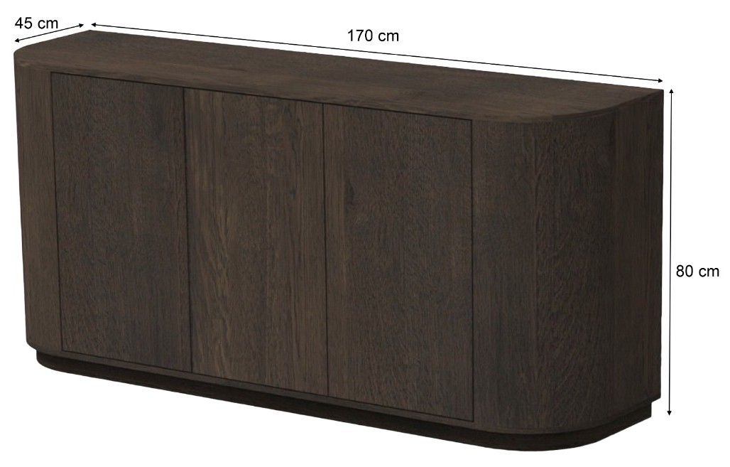 Dressoir Novero B170 x D45 x H80 cm