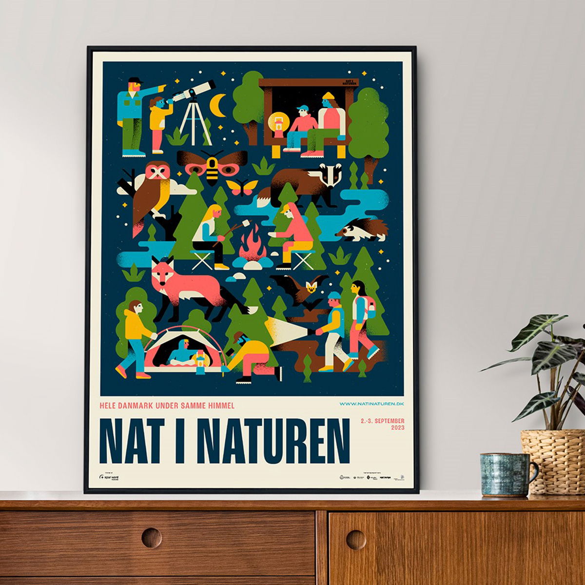 Plakat fra Nat i Naturen 2023
