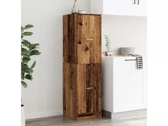 Armoire d'apothicaire vieux bois 40x41x144,5 cm bois ingénierie
