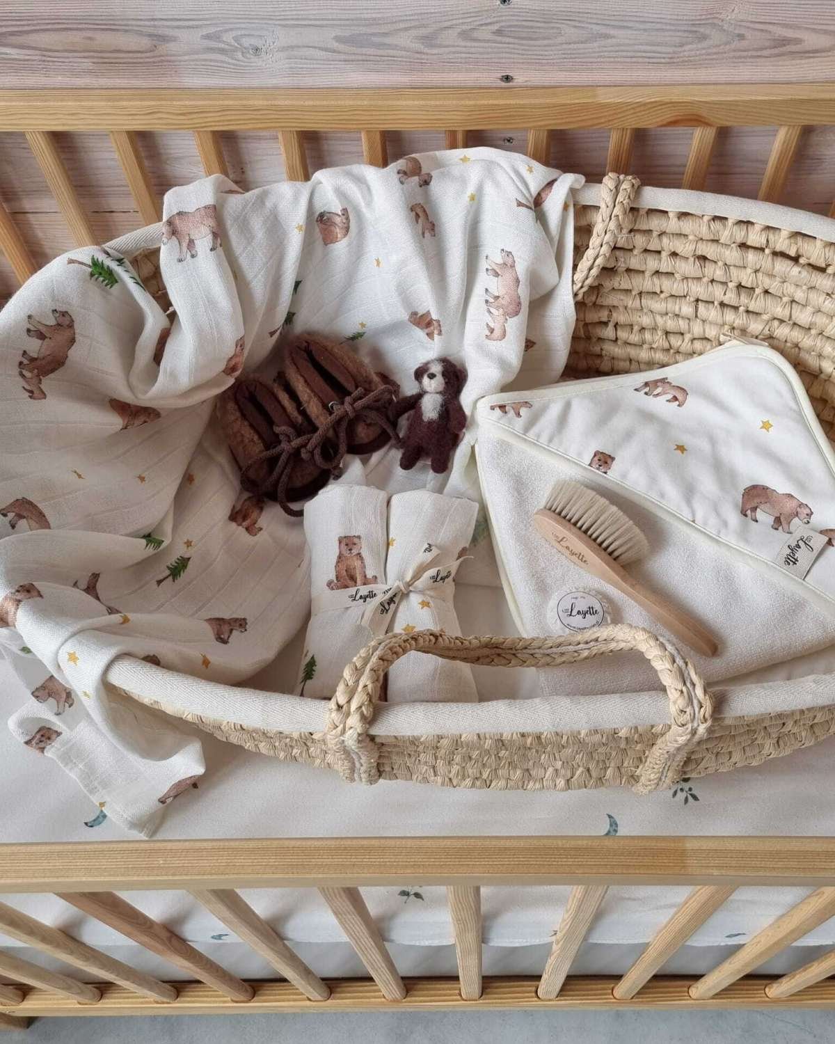 Badehåndkle Baby – 100% Bambus – 85x85cm