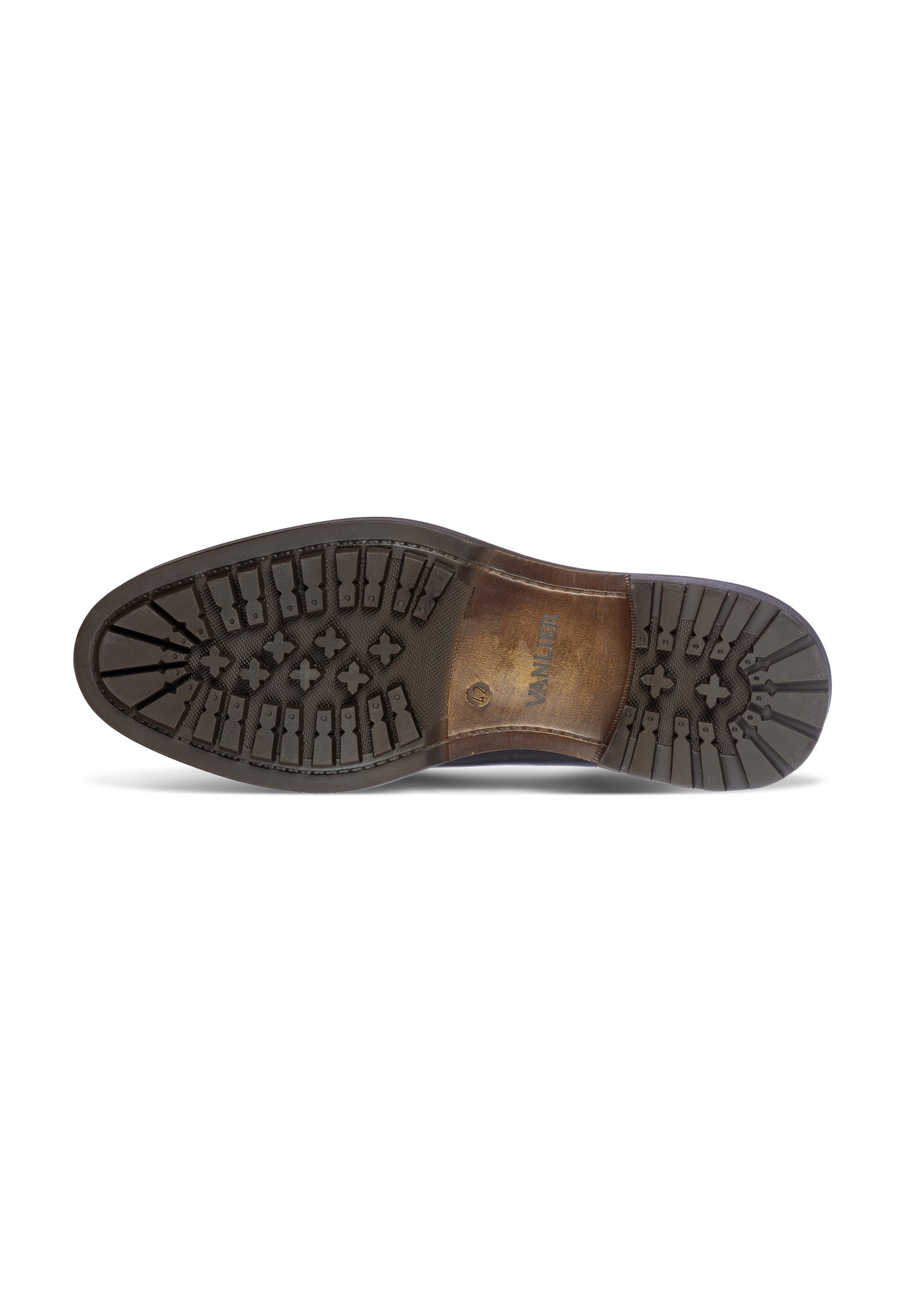 Zwart gladleren Rigi Chelsea boot