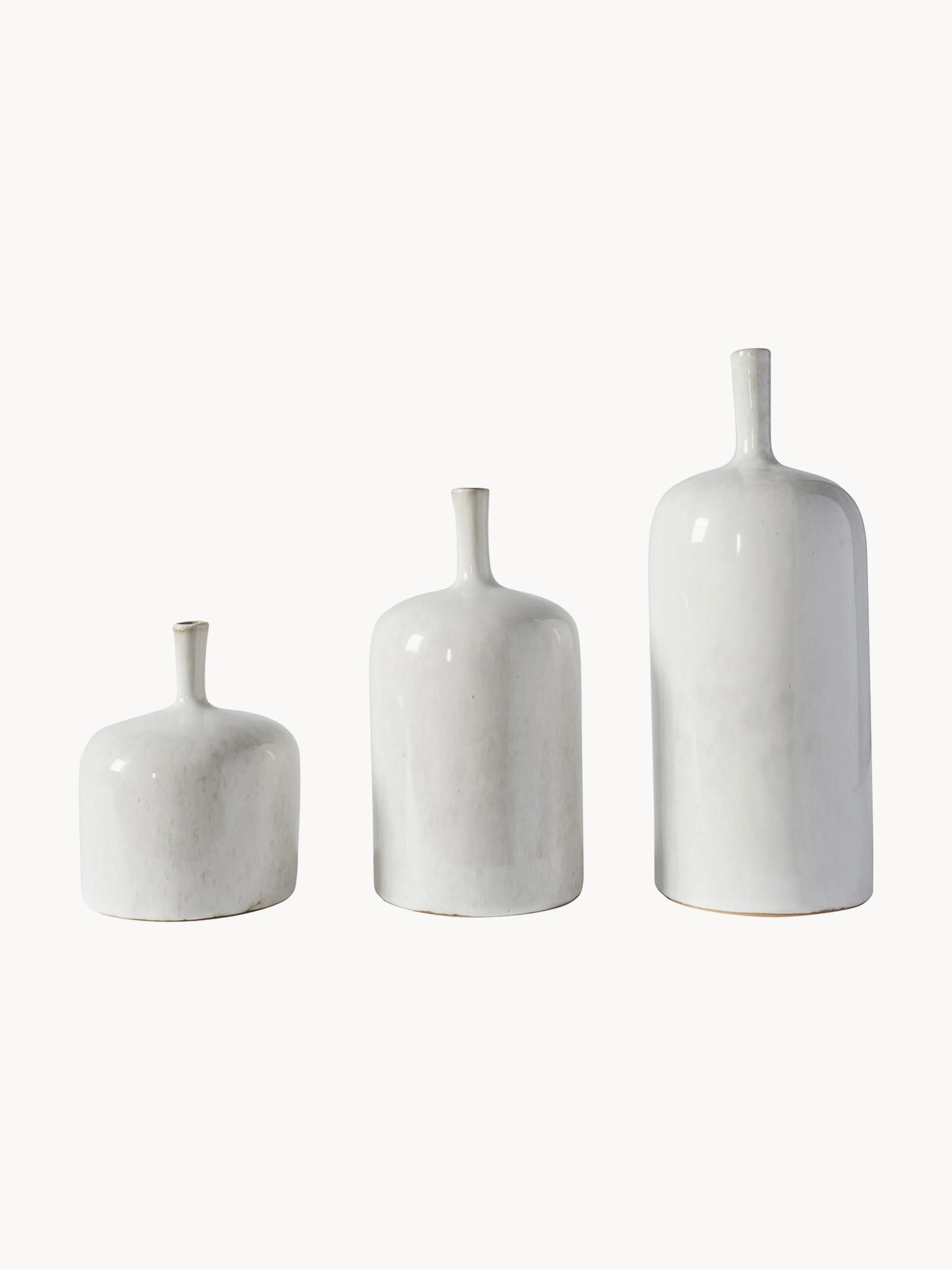 Flessenvazen Vormark, set van 3