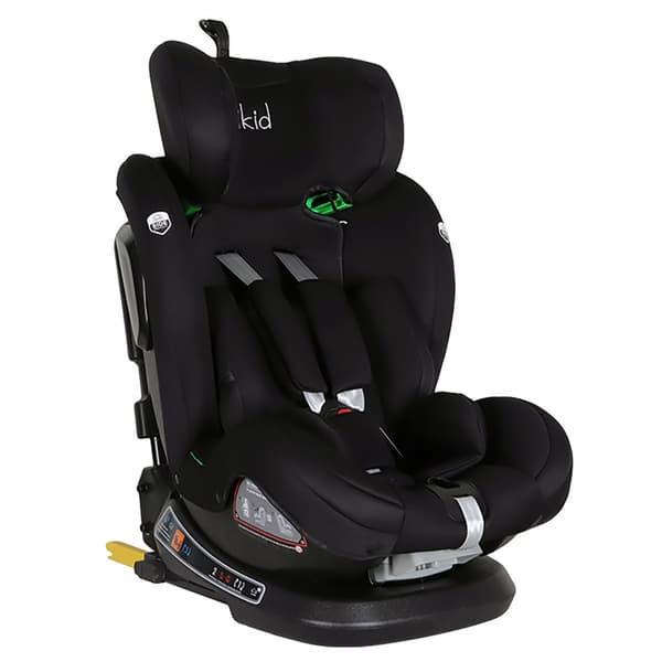 Kikid Premium Bilstol 40-150cm i-Size 360 ISOFIX R129, Svart