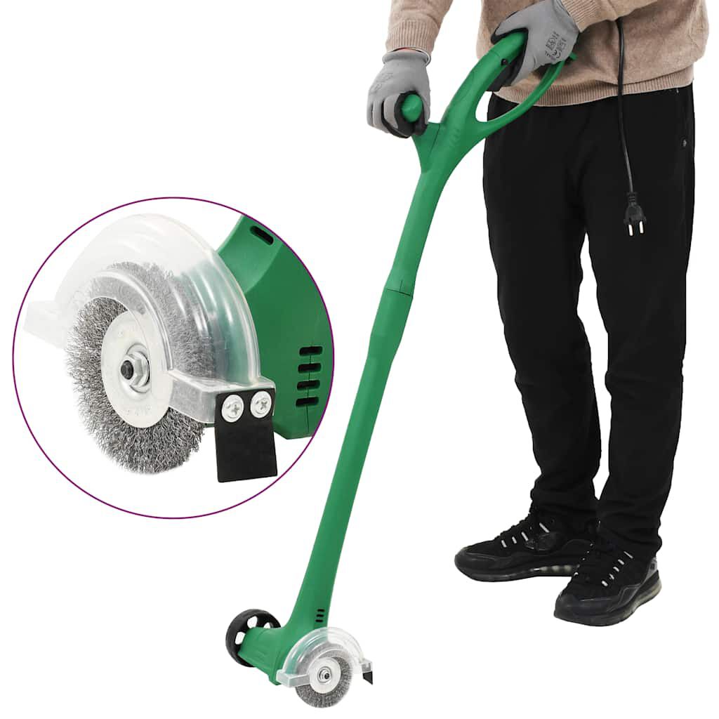 vidaXL Elektrische onkruidveger 140 W Groen