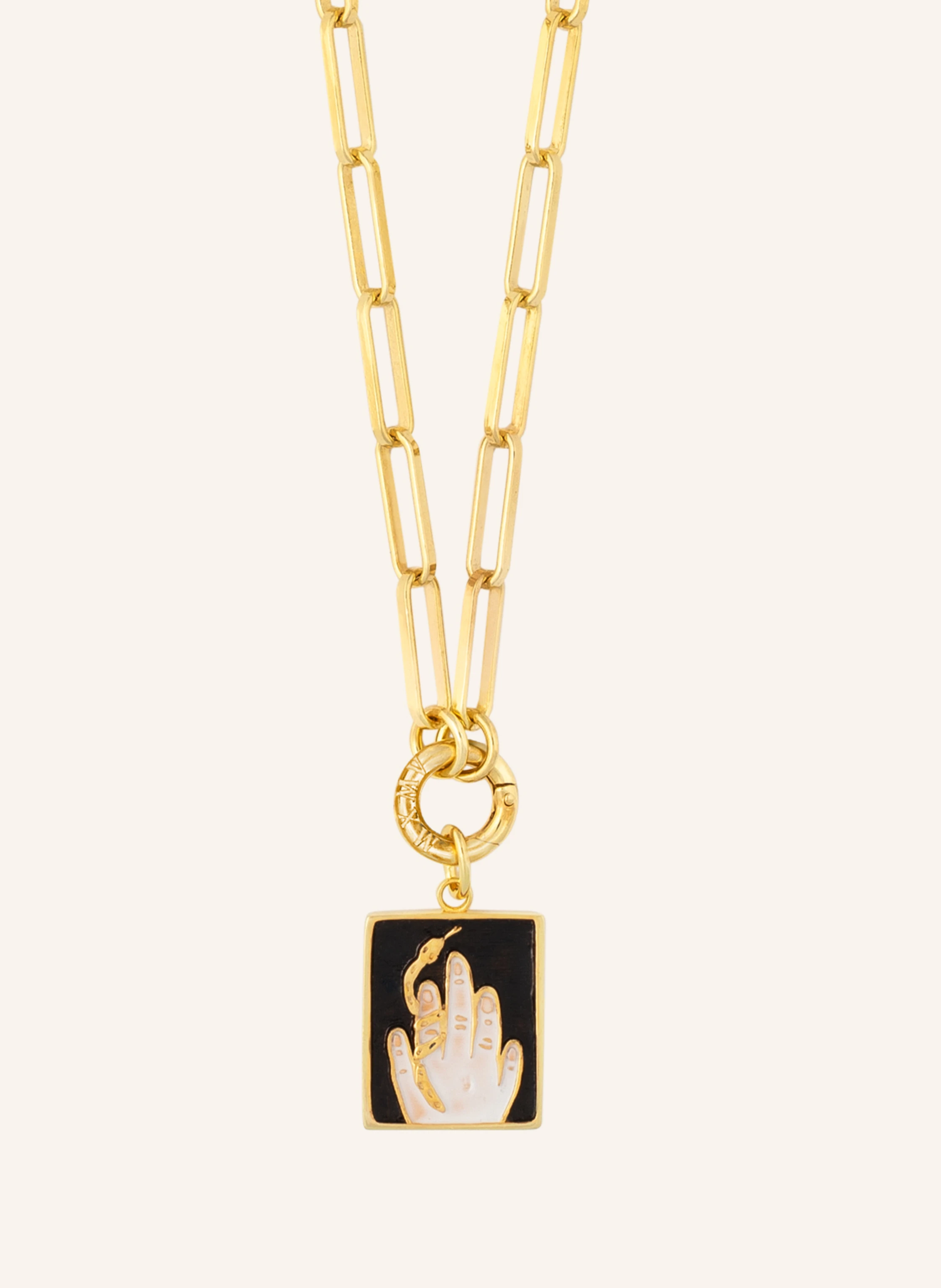 Maximova Jewelry Halskette TWISTED LOVE BLACK