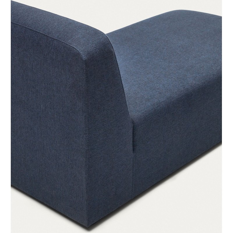 Module Neom méridienne tissu bleu L.152 x P.75 cm