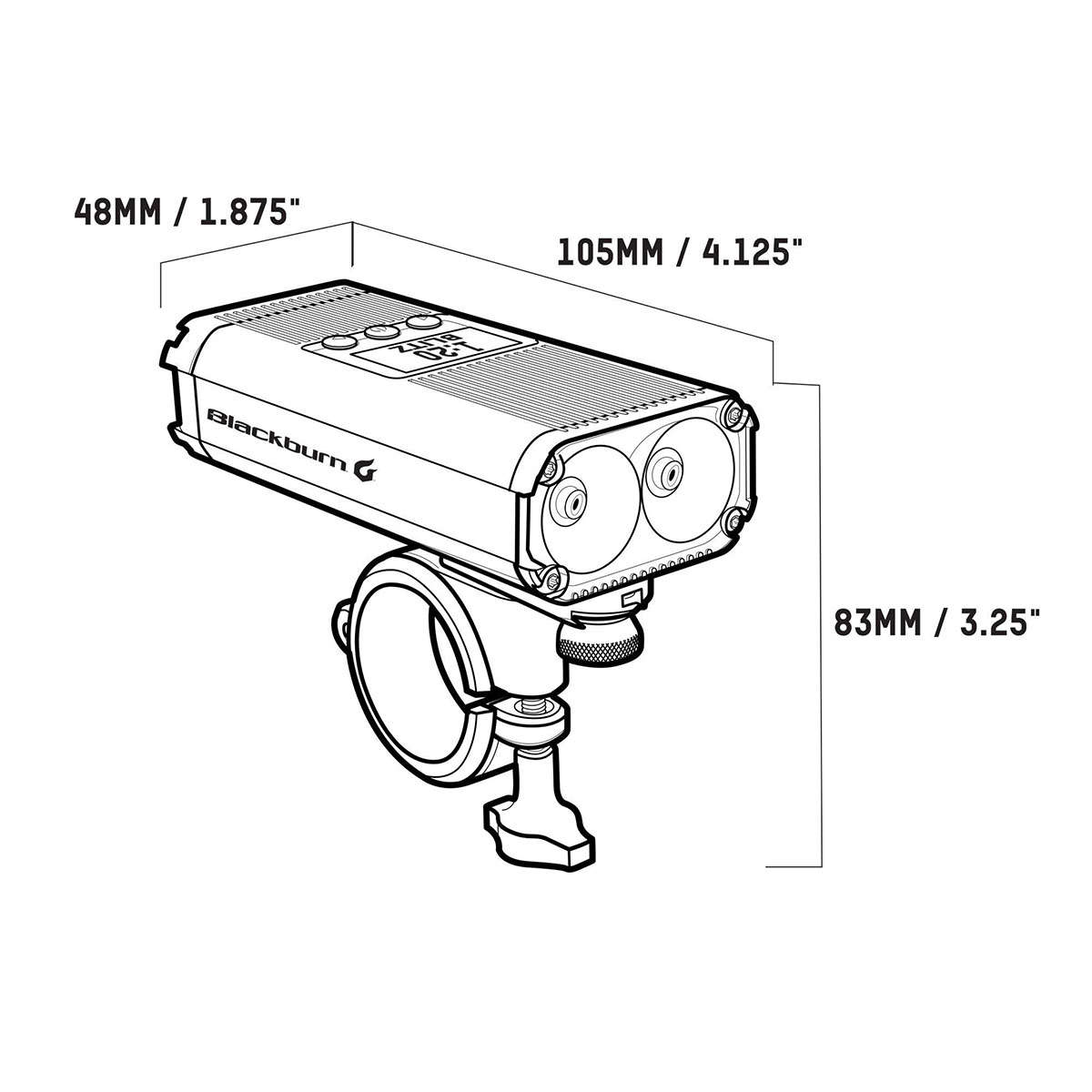 Blackburn Countdown 1600 Koplamp