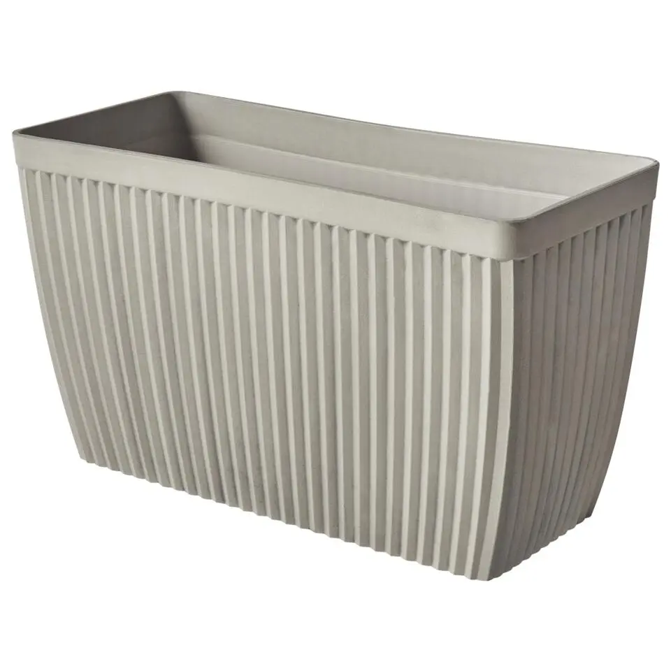 SISAL - Bloempot - Beige - 73 x 32 cm - Steenmengsel