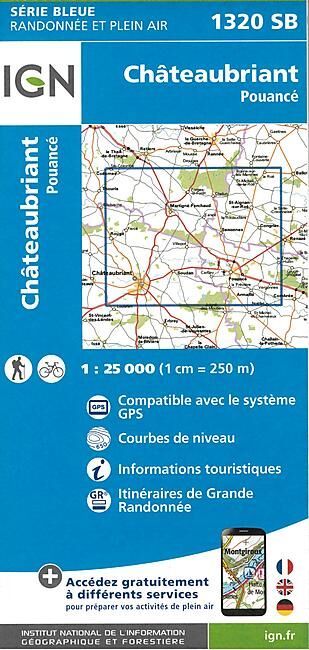 IGN - 1320 SB CHATEAUBRIANT 1 25 000
