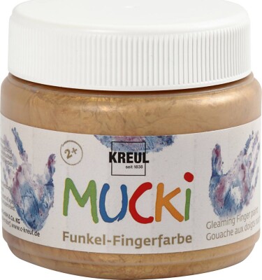 Mucki Fingermaling - Metal Guld - 150 ML