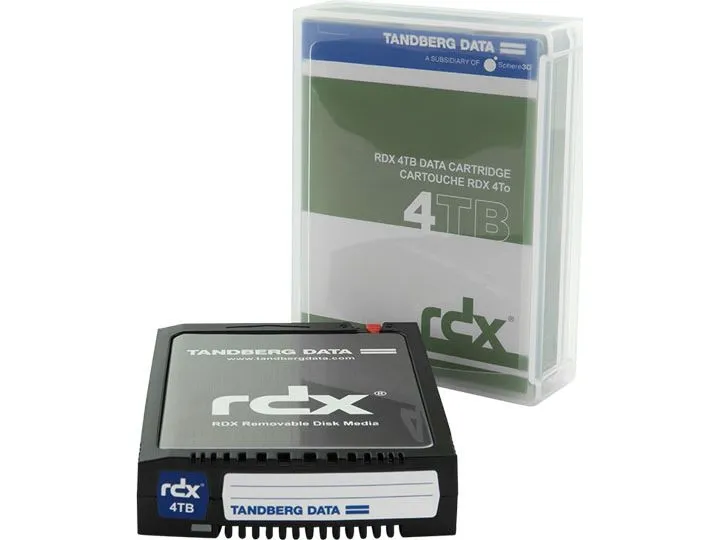 Overland-Tandberg 8824-RDX, RDX-patron, RDX, 4 TB, FAT32, NTFS, exFAT, ext4, Sort, 150 MB/s