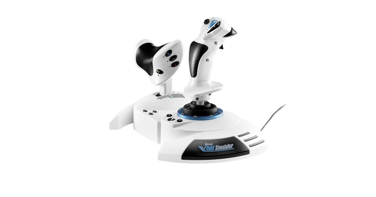 ThrustmasterT.Flight Hotas One Microsoft Flight Simulator Edition joystick  (Wit/zwart, Pc, Xbox Series X|S)