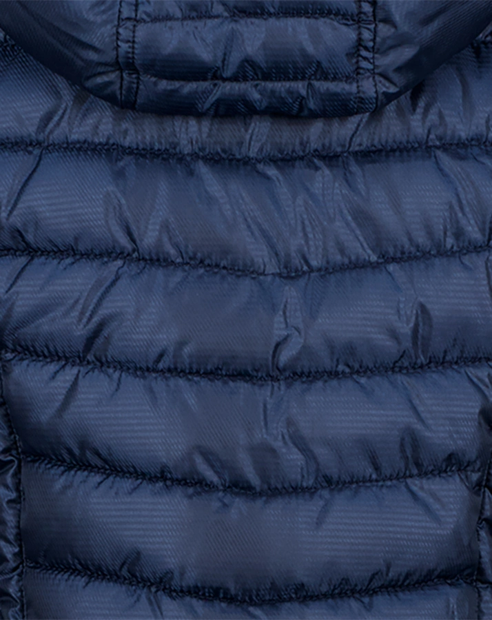 Steppjacke TUANA mit Kapuze in dunkelblau