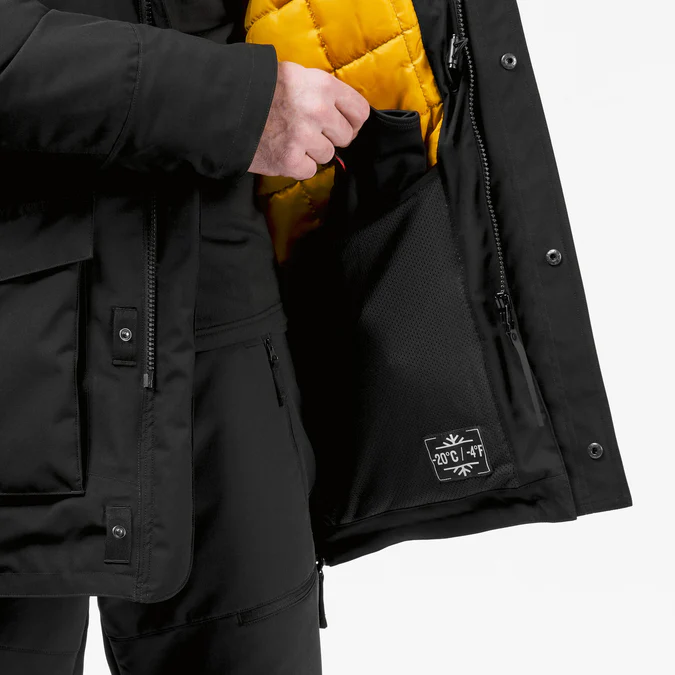 Decathlon Quechua - Jaqueta parka impermeável de inverno masculina Quechua para caminhadas - SH900 -4°F