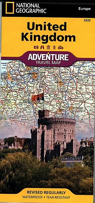 NATIONAL GEOGRAPHIC - 3325 UNITED KINGDOM ECHELLE 1 825 000